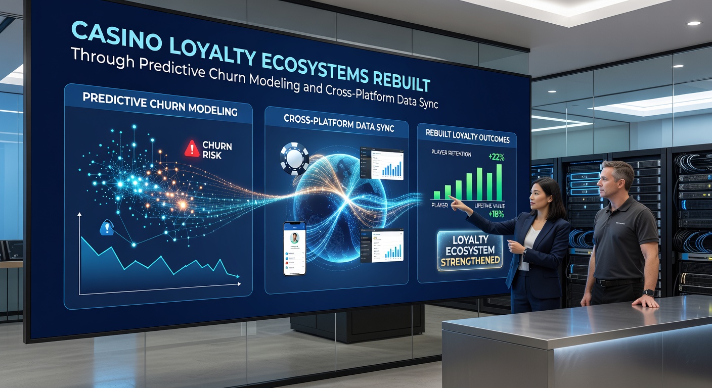 Integrated casino data systems syncing player profiles between online apps and physical gaming floors