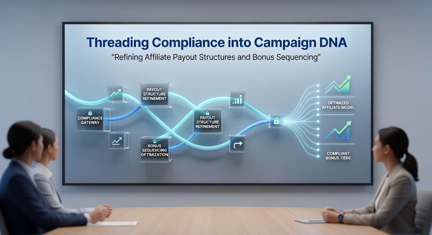 Affiliate dashboard displaying sequenced bonus timelines and compliance checkpoints for casino campaigns